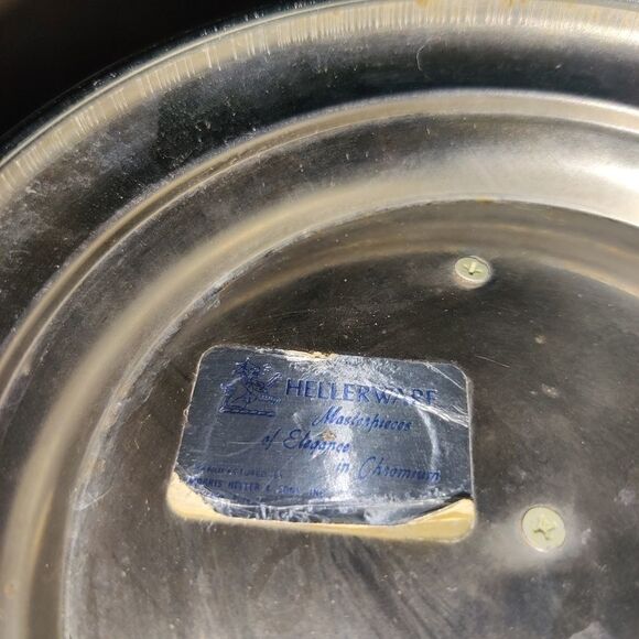 Hellerware Vintage Wooden Bowl With Fork And Spoon - Picture 6 of 10